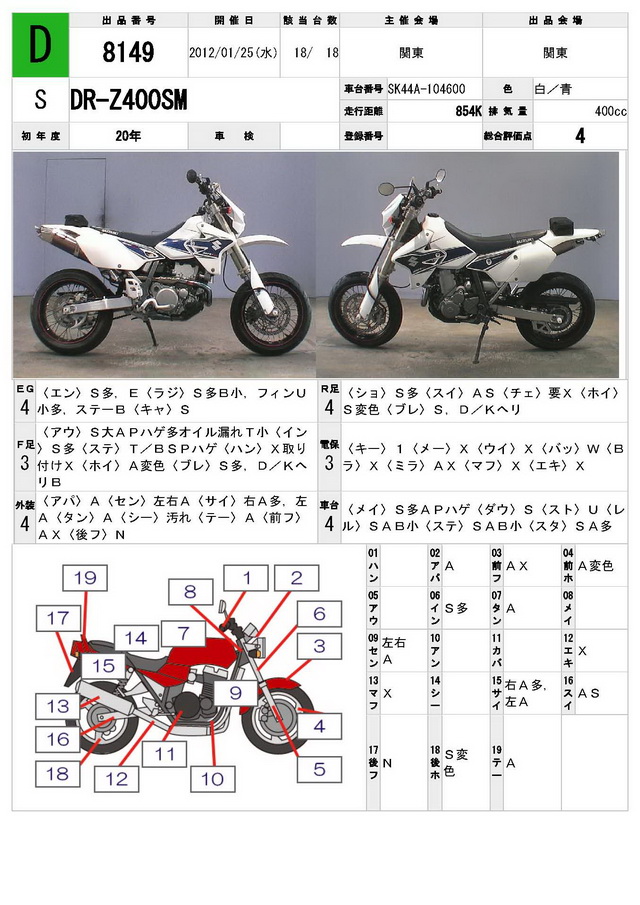 Купить мотоцикл Suzuki DR-Z400SM 2008 фото 1